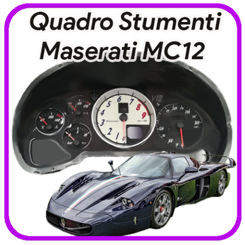 Revisione quadro strumenti Maserati MC12 2004 2006